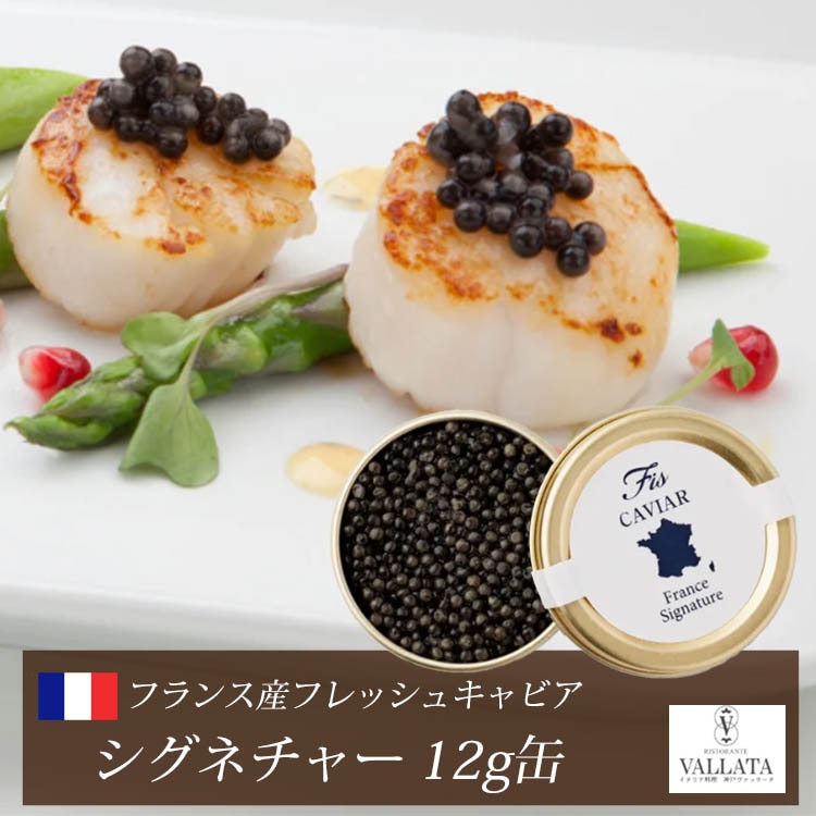 フランス産フレッシュキャビア シグネチャー 12g缶