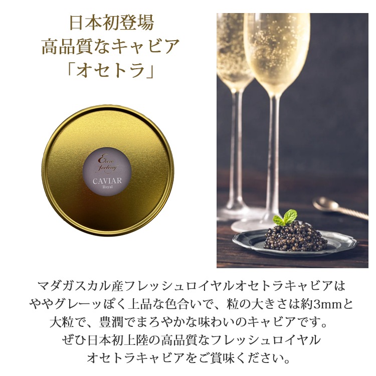 マダガスカル産フレッシュキャビア オセトラ 500g缶 オープナー シェルスプーン付