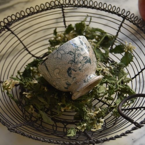 Creil montereau  多彩色　枯れた　ボウル　カフェオレ　シノワズリ Creil montereau 多彩色 枯れた ボウル カフェオレ シノワズリ CREIL