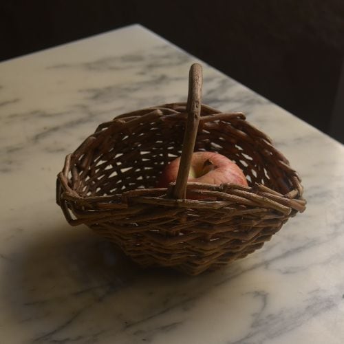 蚤の市*農民のシャンピニオン・野草パニエ 美品 | インテリア | | Trio