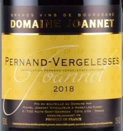 ペルナン・ヴェルジュレス・ルージュ2018 ドメーヌ・ジョアネ