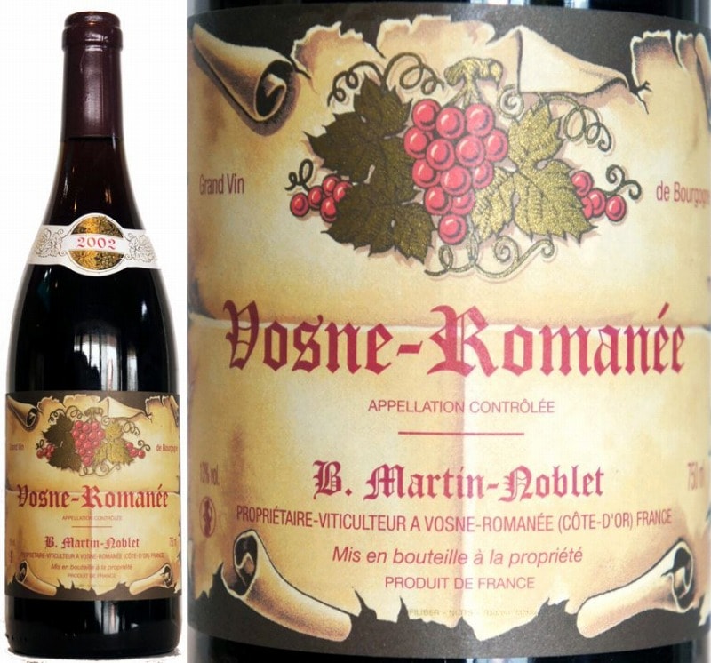 Vosne Romane ヴォーヌ ロマネ 2004 Nicolas Potel ニコラ ポテル