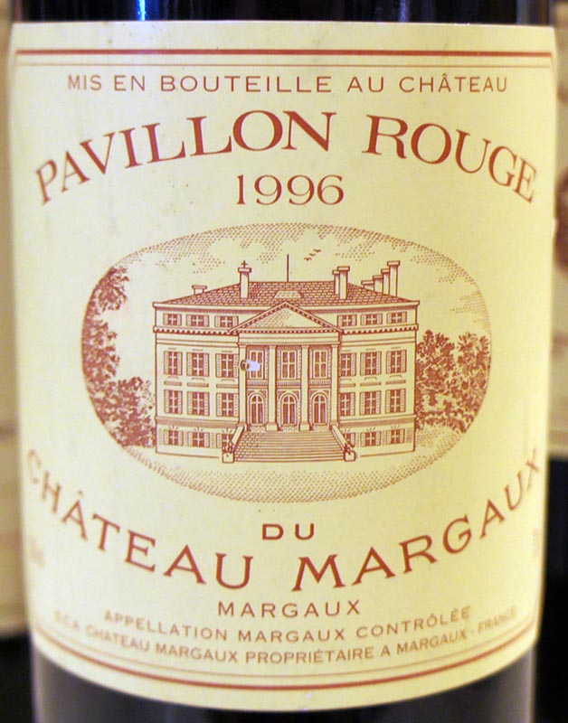 1996 シャトー マルゴー Chateau Margaux フランス ボルドー 赤ワイン