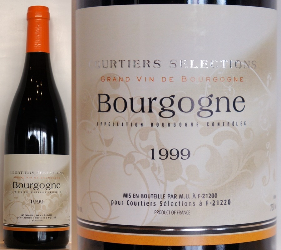 クルティエ ブルゴーニュ ルージュ 1999 | フランスワイン