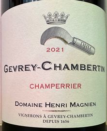 ジュブレ シャンベルタン シャンペリエ 2021 アンリ・マニャン