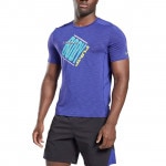 Reebok（リーボック） LesMills BodyPump アクティブチル アスリート Tシャツ / パープル HN6055