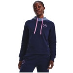UNDER ARMOUR（アンダーアーマー）ライバルフリース フーディー 〈カラーブロック〉MidnightNavy / AuroraPurple / Jellyfish 1373031-410