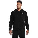 UNDER ARMOUR（アンダーアーマー）ライバルフリース フルジップ フーディー Black / OnyxWhite 1357111-001