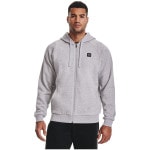 UNDER ARMOUR（アンダーアーマー）ライバルフリース フルジップ フーディー ModGrayLightHeather / OnyxWhite 1357111-011