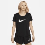 NIKE（ナイキ）Dri-FIT ワン ウィメンズ ショートスリーブ ランニングトップ ブラック|NIKE（ナイキ）
