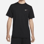 NIKE（ナイキ）Dri-FIT UV ハイバース メンズ ショートスリーブ フィットネストップ ブラック/ホワイト|NIKE（ナイキ）