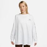 NIKE（ナイキ）ウィメンズ NSW OC 3 L/S トップ OS ホワイト|NIKE（ナイキ）