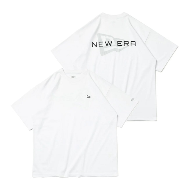 NEW ERA（ニューエラ） Performance Apparel  半袖 オーバーサイズド パフォーマンス Tシャツ Overlap Logo ホワイト 13516843