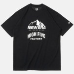 NEW ERA（ニューエラ）半袖 パフォーマンス Tシャツ HIGH FIVE FACTORY ロゴ ブラック レギュラーフィット 13526840|NEW ERA（ニューエラ）