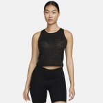 NIKE（ナイキ）ヨガ Dri-FIT ウィメンズ クロップ タンクトップ ブラック|NIKE（ナイキ）
