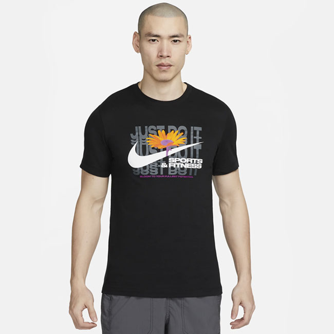 NIKE（ナイキ）Dri-FIT メンズ トレーニング Tシャツ ブラック