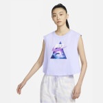 NIKE（ナイキ）スポーツウェア ウィメンズ マッスル クロップド タンクトップ オキシジェンパープル