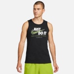 NIKE（ナイキ）Dri-FIT メンズ カモ タンクトップ Tシャツ ブラック|NIKE（ナイキ）