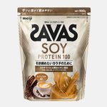 明治 SAVAS ザバス ソイプロテイン100 カフェラテ風味 900g
