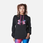 UNDER ARMOUR（アンダーアーマー）WOMEN UAアーマーフリース ビッグロゴ プルオーバー フーディー 1381242-001|UNDER ARMOUR（アンダーアーマー）