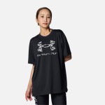 UNDER ARMOUR（アンダーアーマー）WOMEN テック オーバーサイズ ショートスリーブTシャツ ブラック 1384711|UNDER ARMOUR（アンダーアーマー）