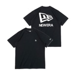 NEW ERA ニューエラ 半袖 パフォーマンス Tシャツ Flag and Wordmark ブラック レギュラーフィット 14121829|NEW ERA（ニューエラ）