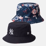 NEW ERA ニューエラ バケット01 リバーシブル MLB Reversible Hat ニューヨーク・ヤンキース ネイビー 14307407