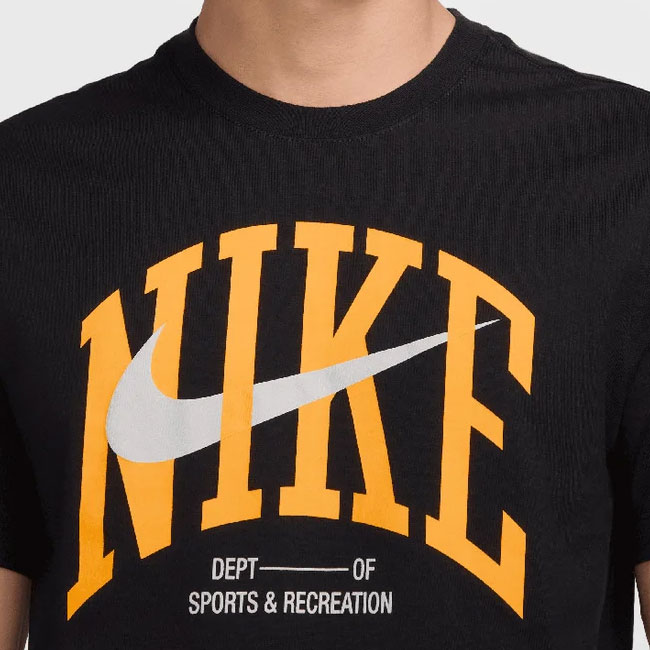 Nike DRI-FIT オレンジ ストライプ Tシャツ ナイキ（NIKE）（メンズ）AS ドライフィット フィットネス T