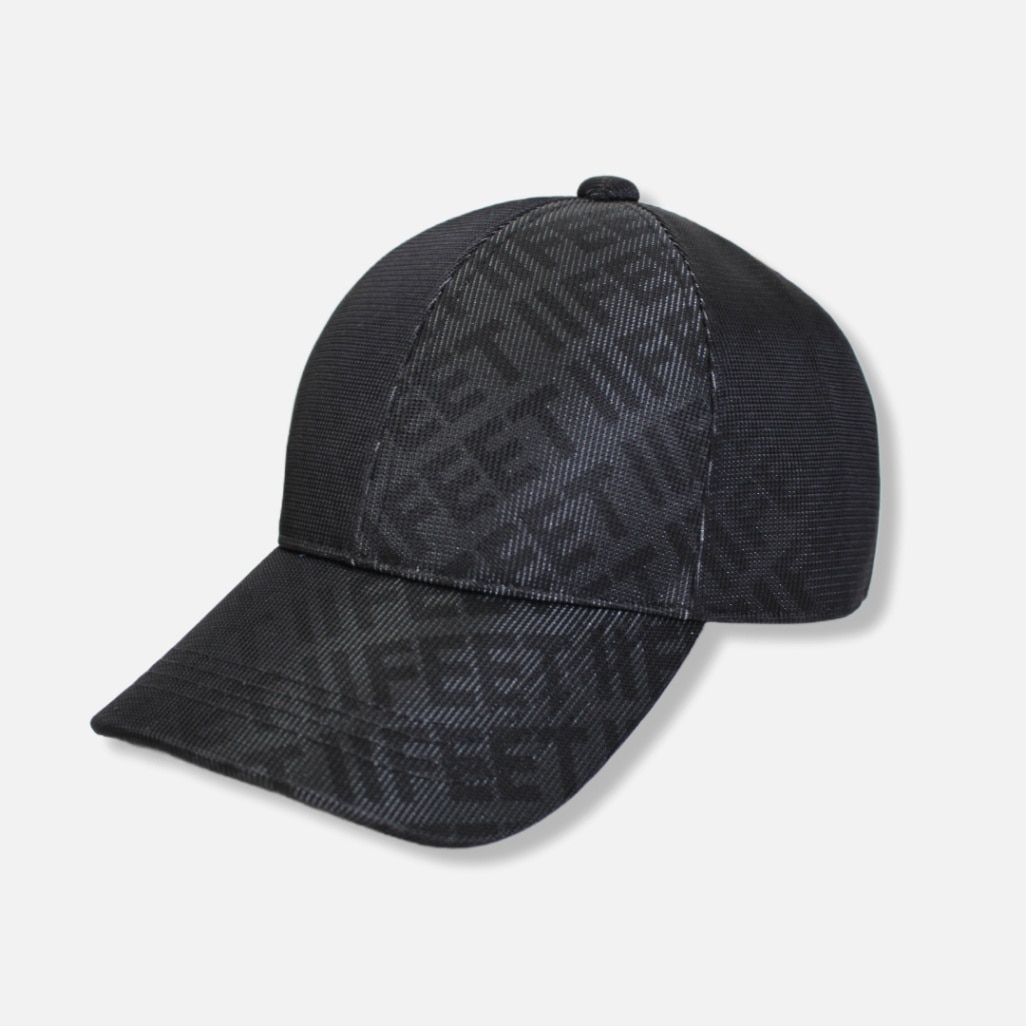 ロゴ グラフィックキャップ ブラック