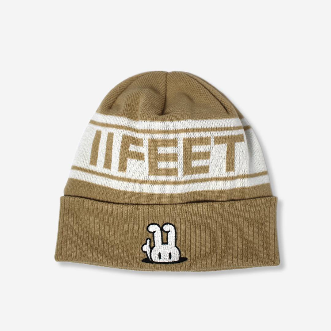 ニットキャップ ベージュ