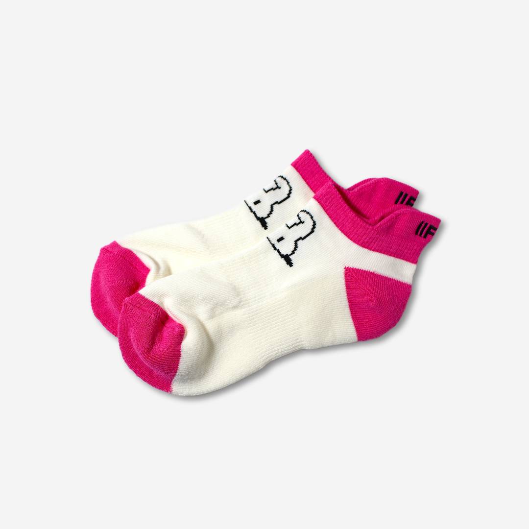 レディース ショートソックス ピンク