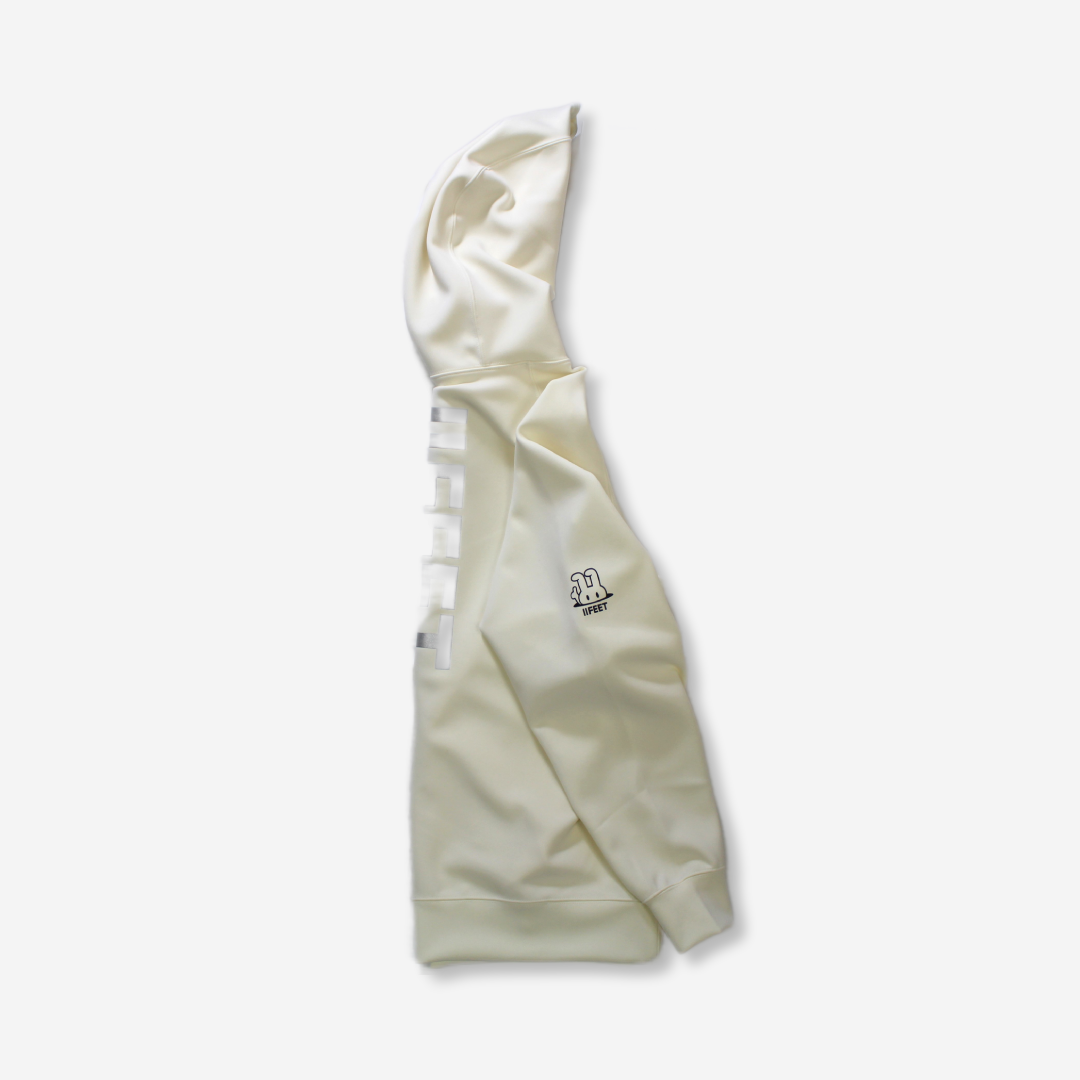 ユニセックス　フーディー　ホワイト