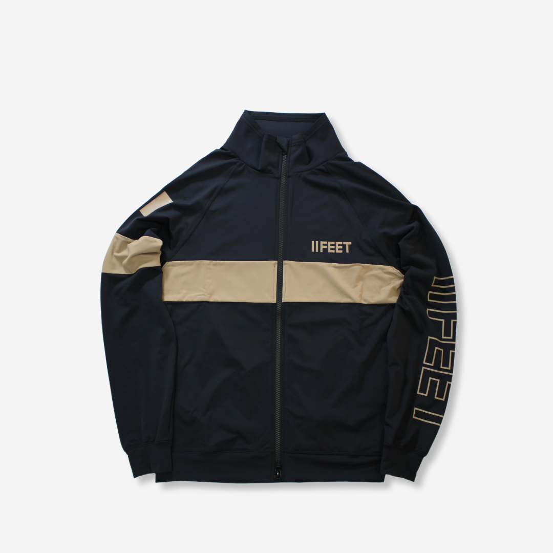 ユニセックス ブルゾン ブラック&ブラウン