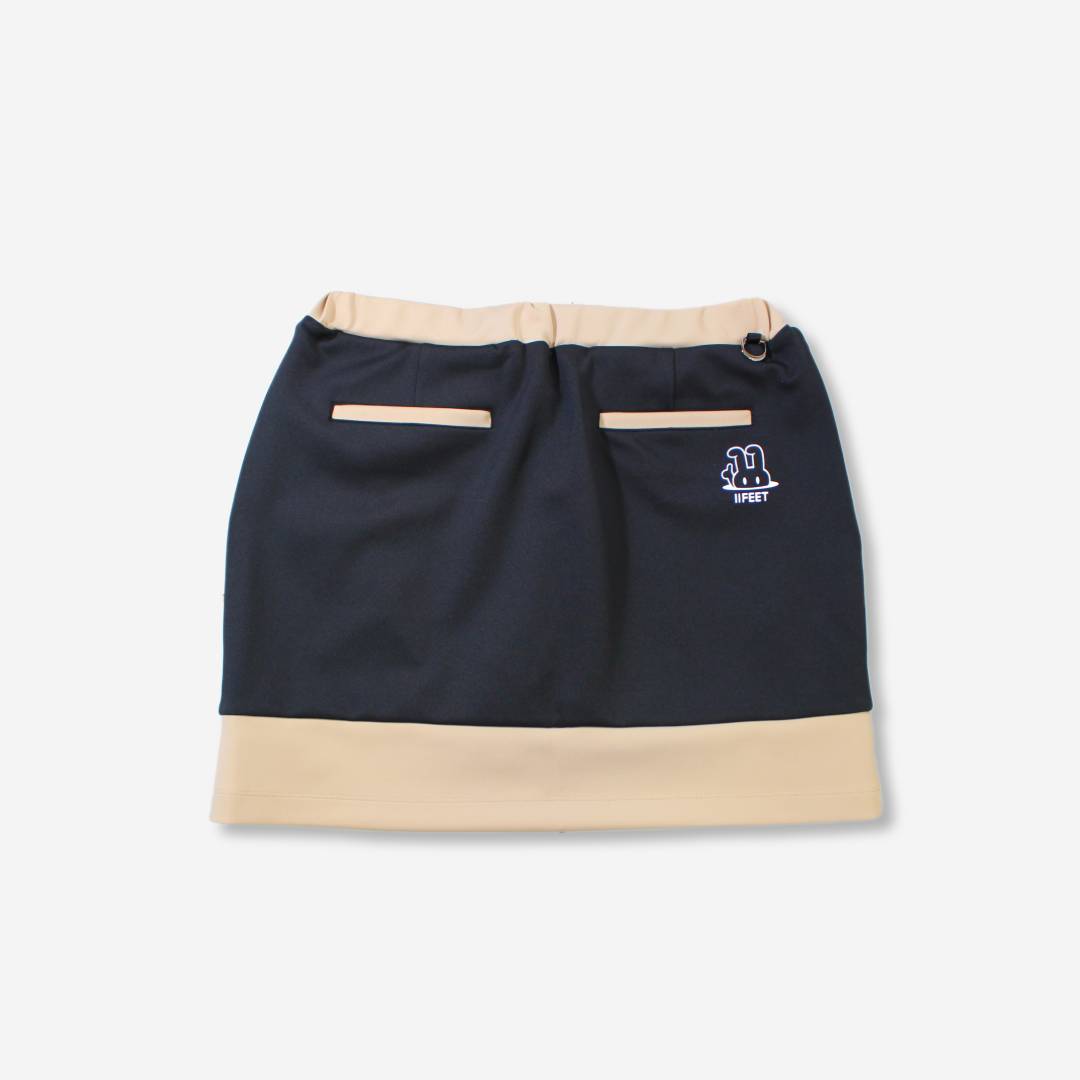 スカート　ブラック＆ベージュ