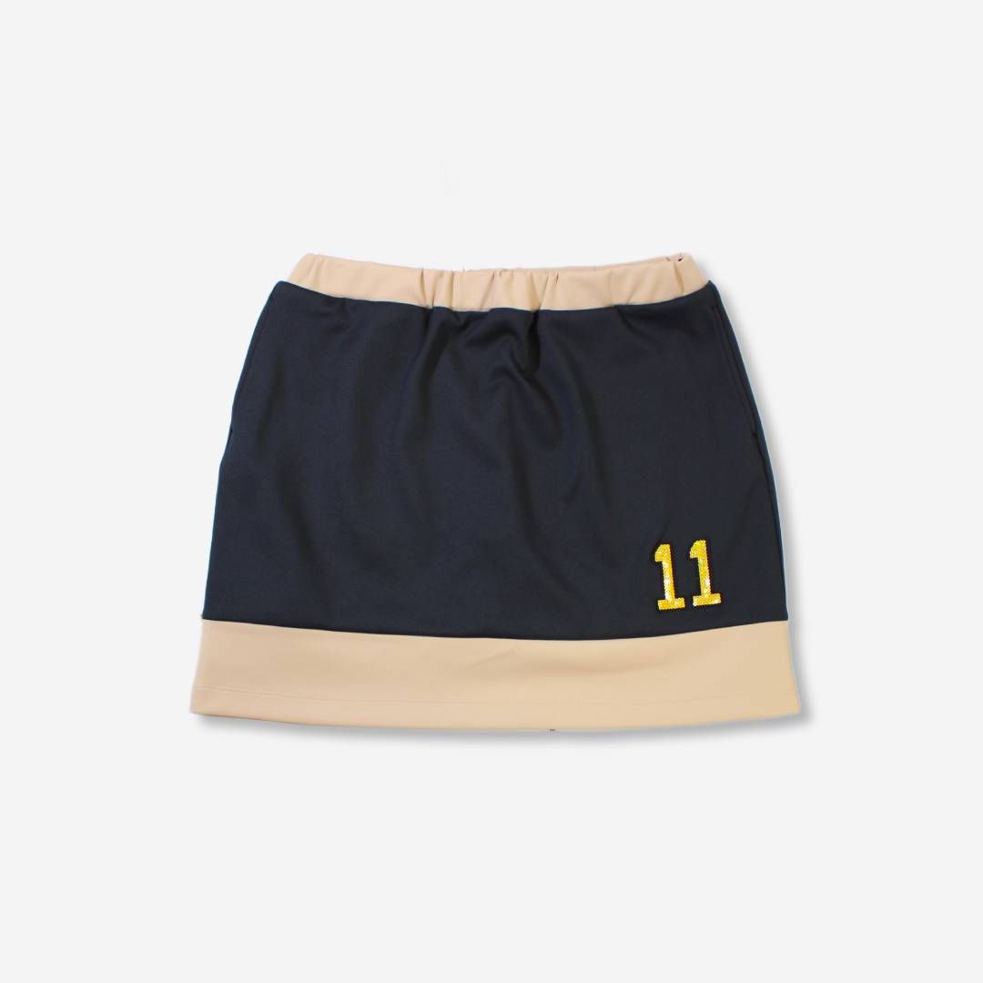 スカート　ブラック＆ベージュ