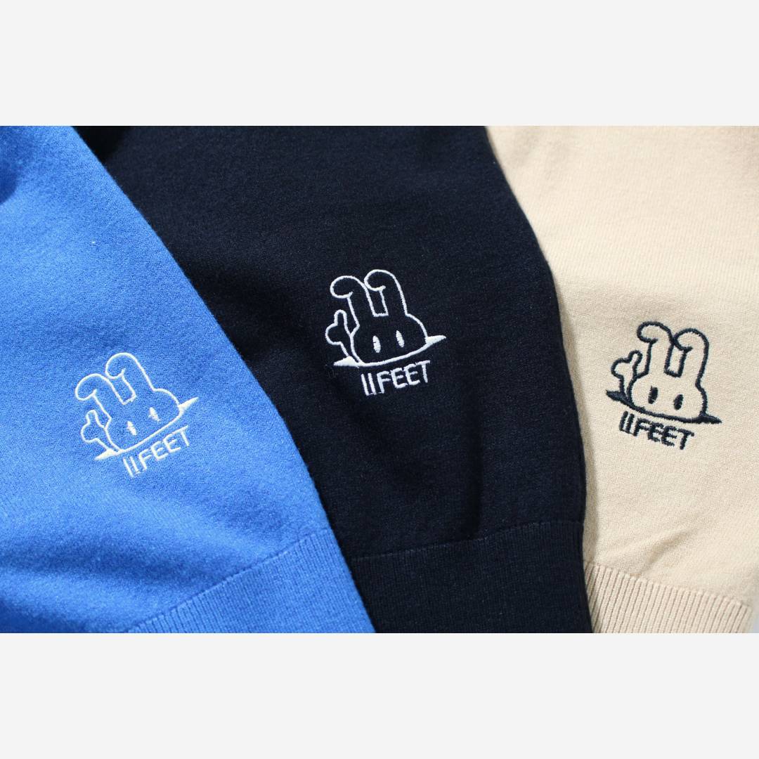 クルーネックセーター ベージュ