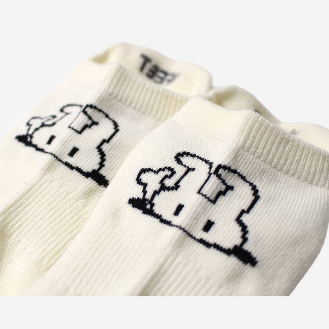 メンズ　ショートソックス　ブラック