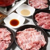 はらからの逸品　志波姫ポークしゃぶしゃぶセット　モモ、カタ部位の旨い2種750g【送料込み】※沖縄・離島を除く