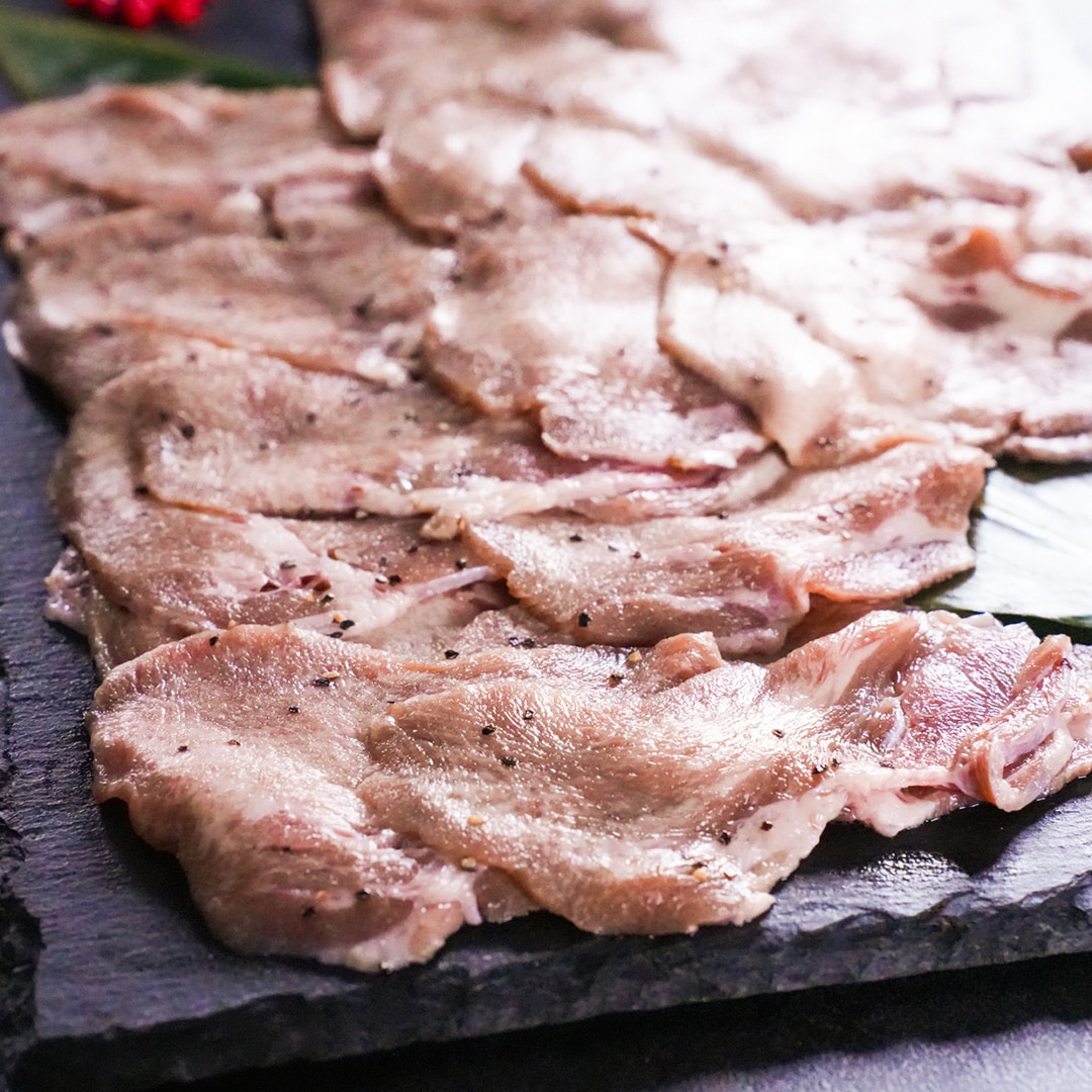 はらからの逸品 仔牛たん&牛ハラミ 味付けスライス 900g【送料込み】※沖縄・離島を除く