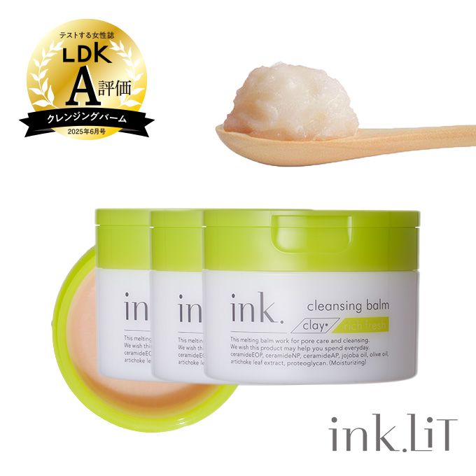 ink.LiT ���󥯥�å� ��ink. ���󥯡� ����󥸥󥰥С��� ��å��ե�å��� ���쥤 90g 3�ĥ��å�