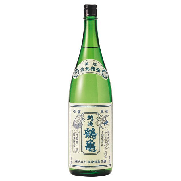 越後鶴亀 蔵元相伝 美撰 1.8L