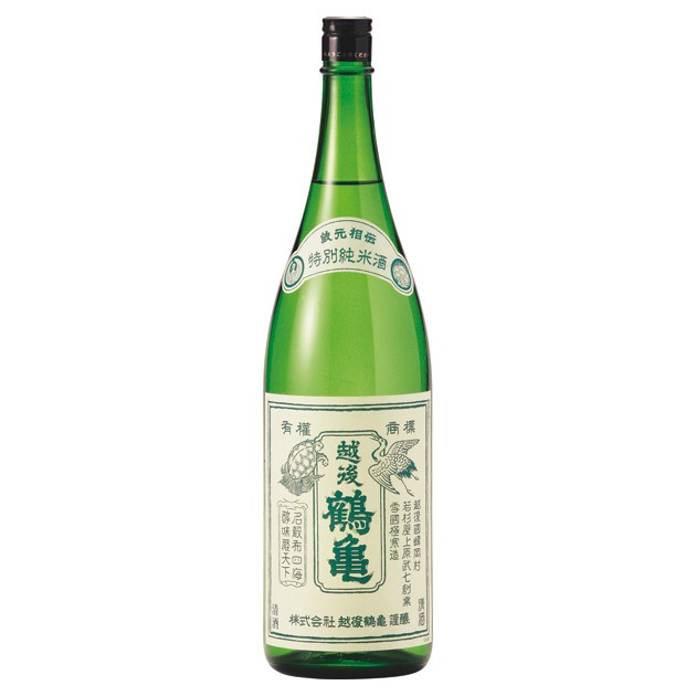 越後鶴亀 蔵元相伝 特別純米 1.8L