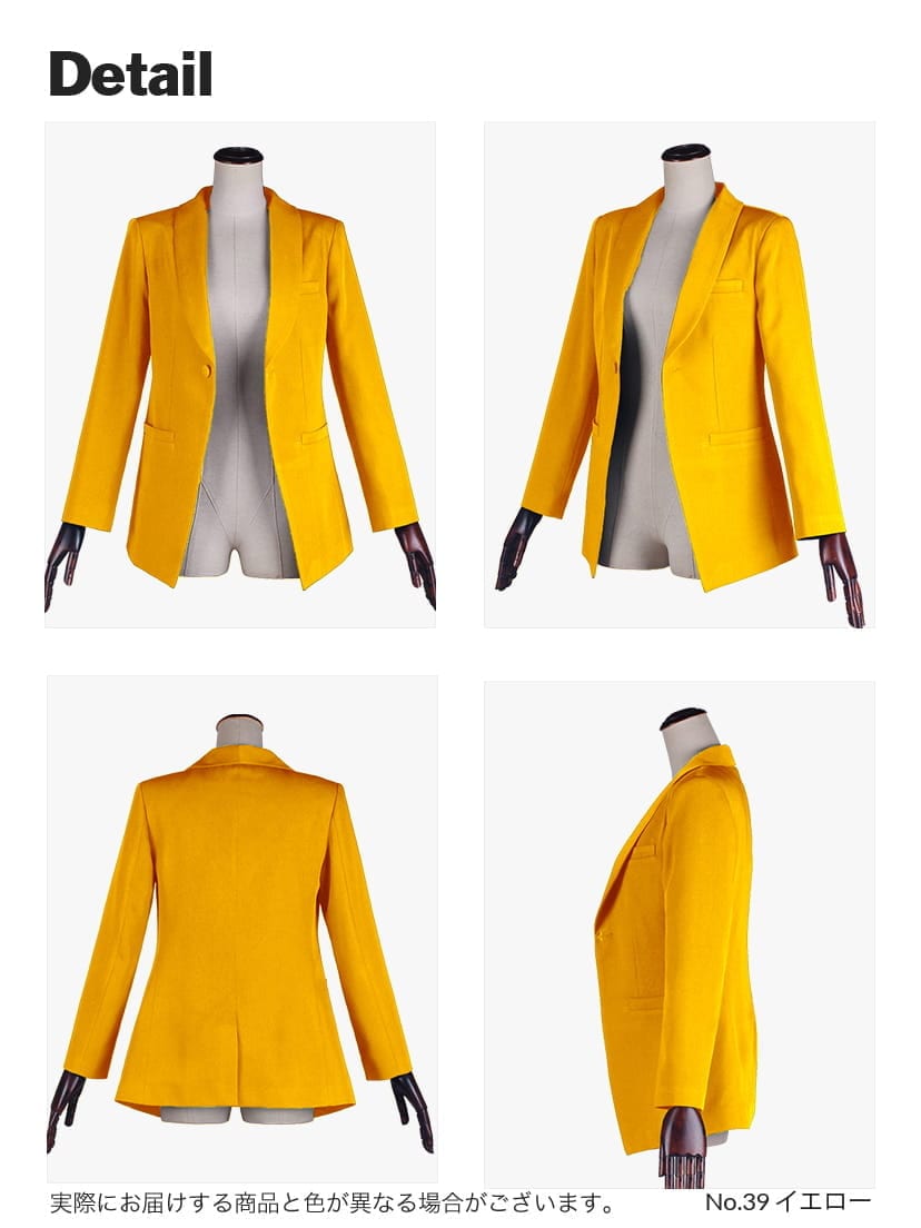 オリジナルタキシード[ショールカラー･シングルボタン] 男装・男性用【オレンジ・イエロー・ブラウン系】《受注生産》