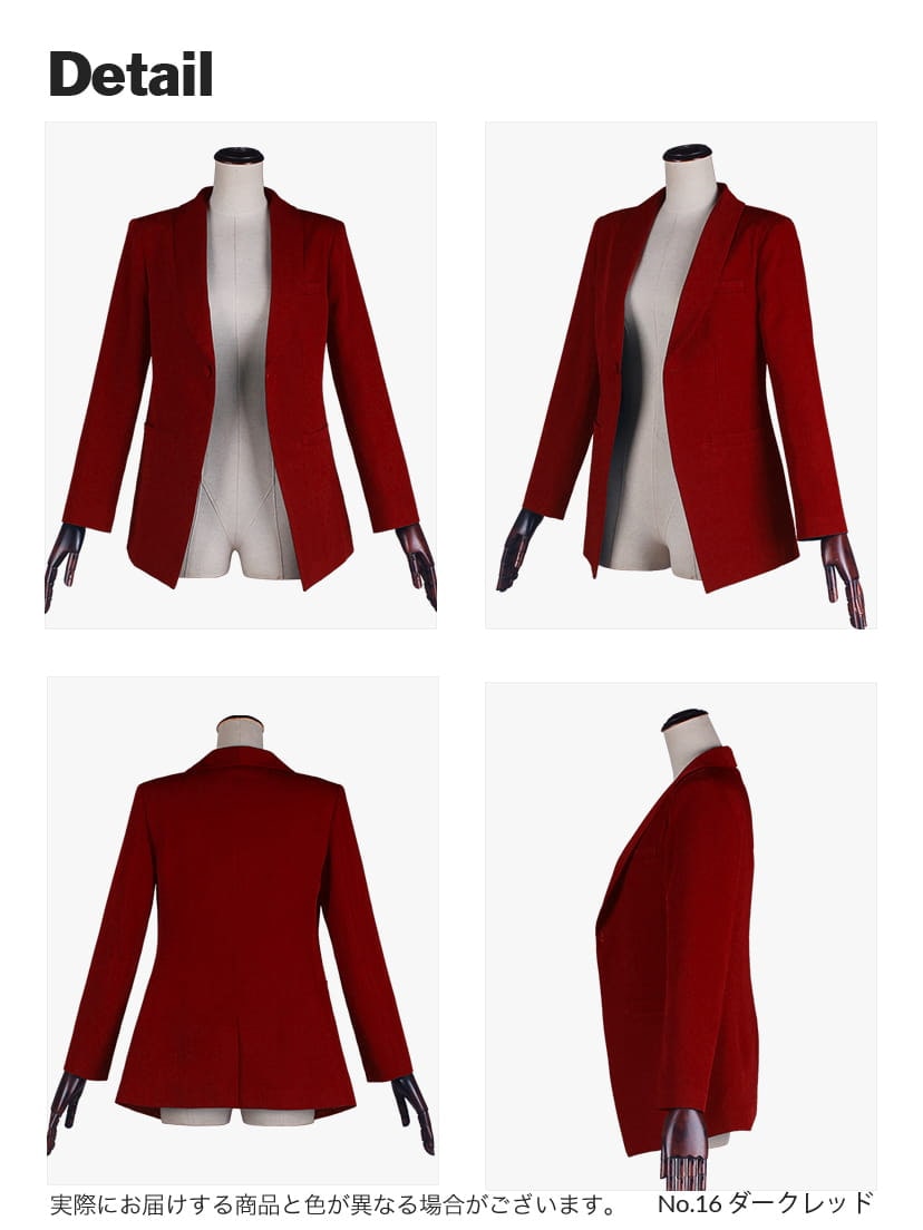 オリジナルタキシード[ショールカラー･シングルボタン] 男装・男性用【レッド・ピンク・パープル系】《受注生産》