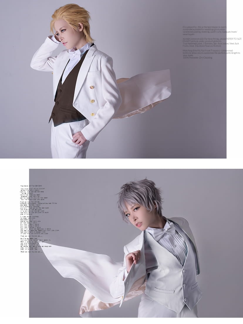 コスプレに最適なライン・オリジナル  燕尾服（テールコート・テイルコート）[前閉じタイプ] 男装・男性用【グリーン系】《受注生産》