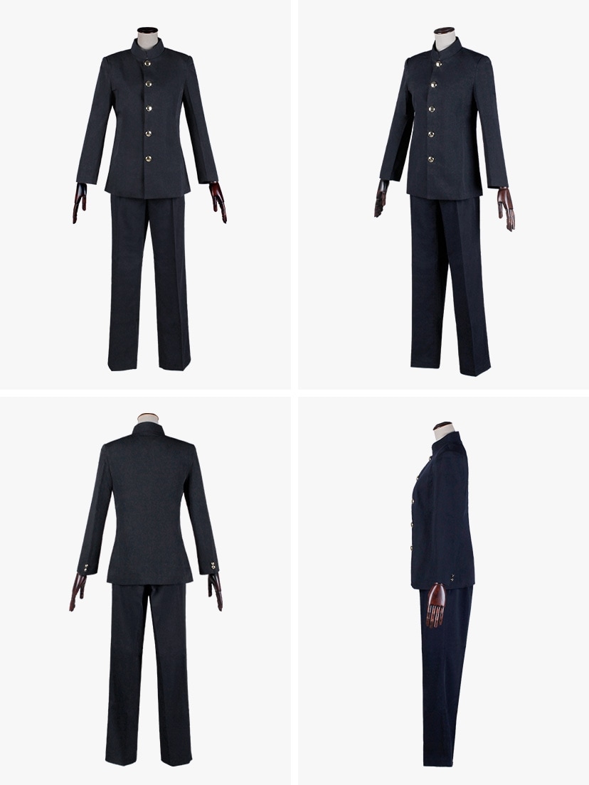 コスプレに最適なライン・オリジナル学ラン上下セット 男装・男性用【オレンジ・イエロー・ブラウン系】《受注生産》