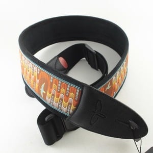 Paul Reed Smith (PRS) / Padded Guitar Strap w/FLASH, Custom Jacquard Birds Wavelength Orange  ストラップ