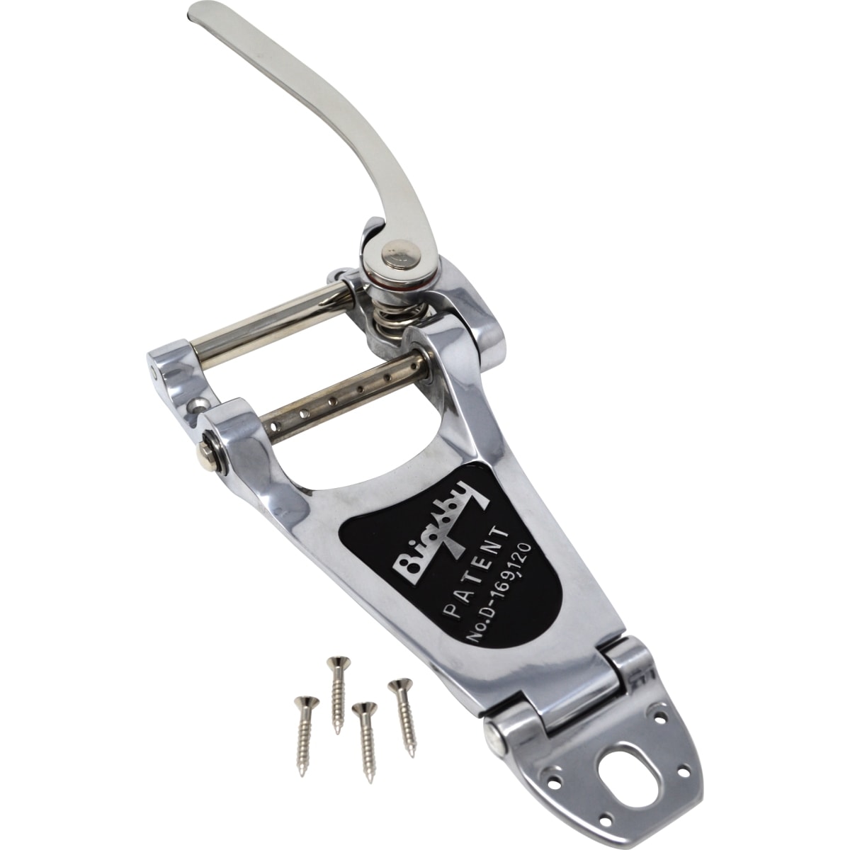 Bigsby Tremolo B500タイプ Chrome トレモロユニット Bigsby / Tailpiece B7 Polished Aluminum String-Through ビグズビー