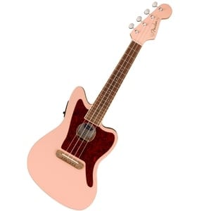 Fender / Fullerton Jazzmaster Uke Walnut Fingerboard Tortoiseshell Pickguard Shell Pink フェンダー ウクレレ