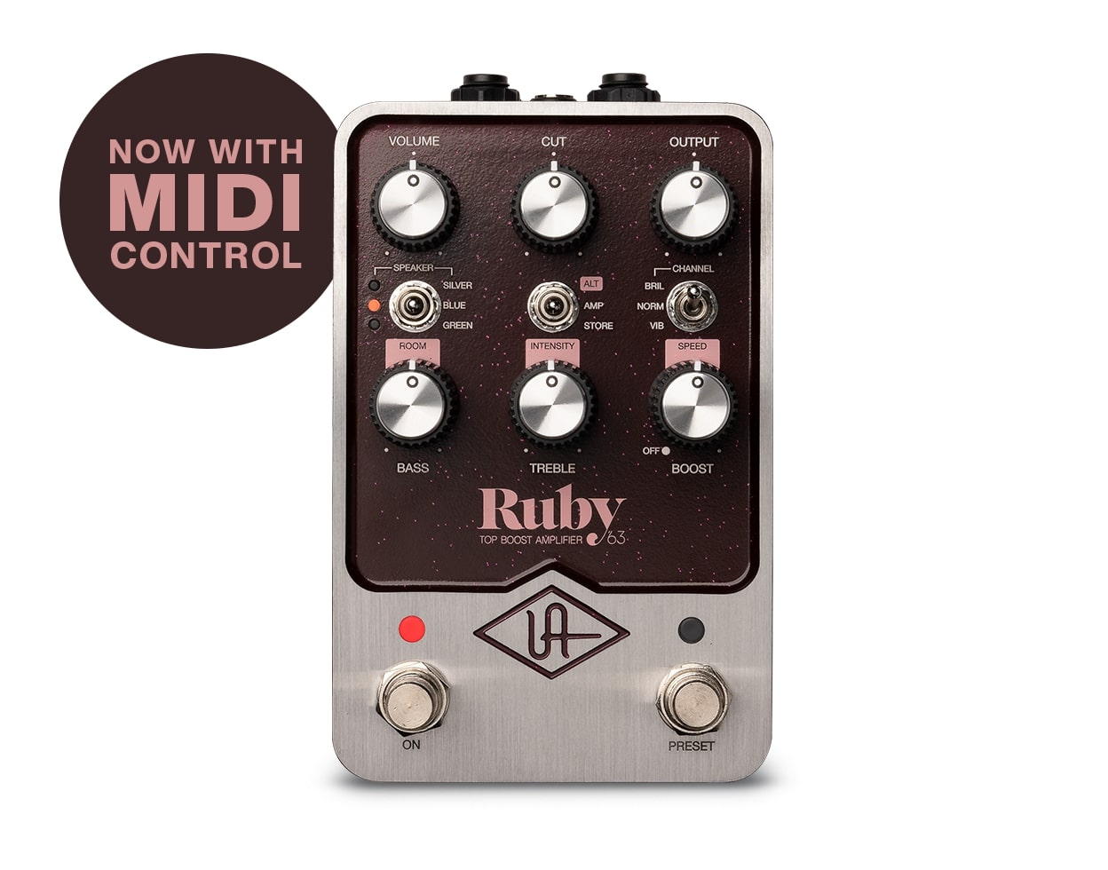 ギター UAFX RUBY / 63 Amplifier 期間限定特別価格】Universal Audio / UAFX Ruby '63 Top Boost